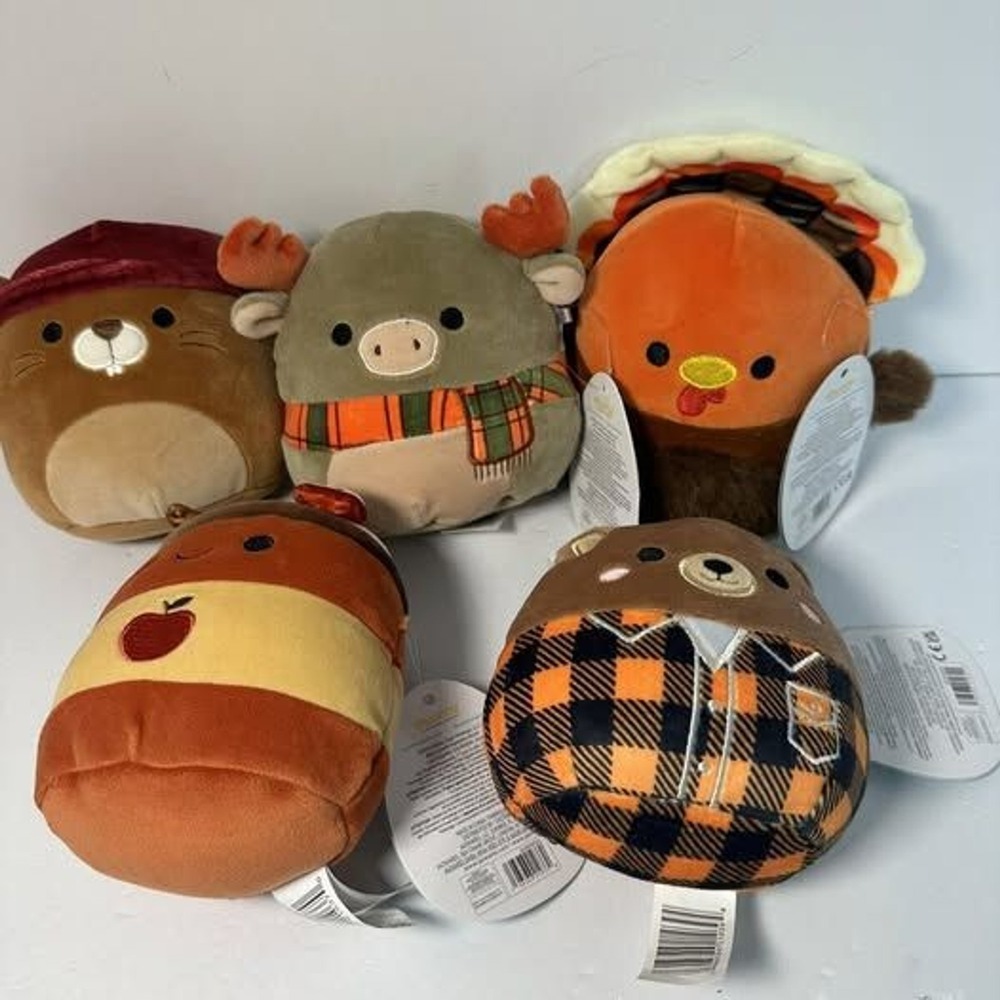 Squishmallows! 5 Inch Lot of 5 New With Tags